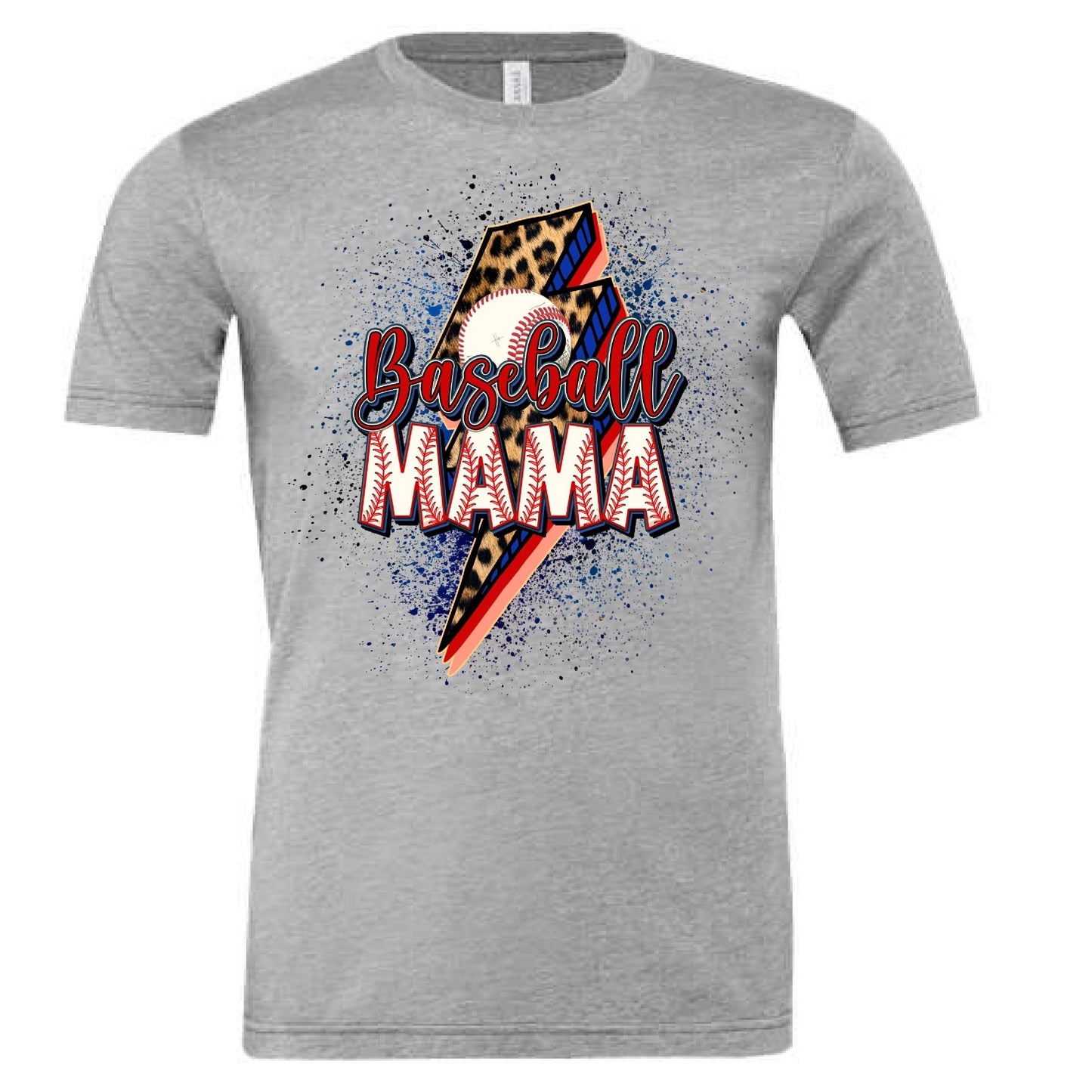 Baseball Mama Lightning Bolt