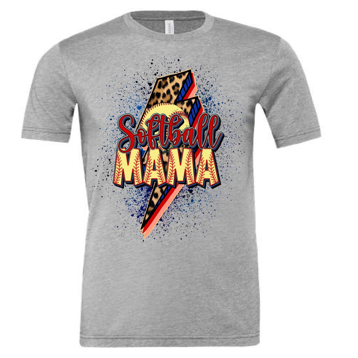 Softball Mama Lightning Bolt