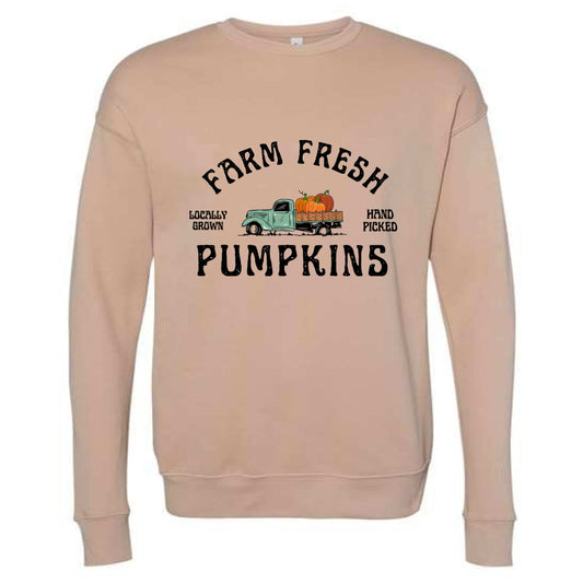 Farm Fresh Pumpkins Fall Sweatshirt