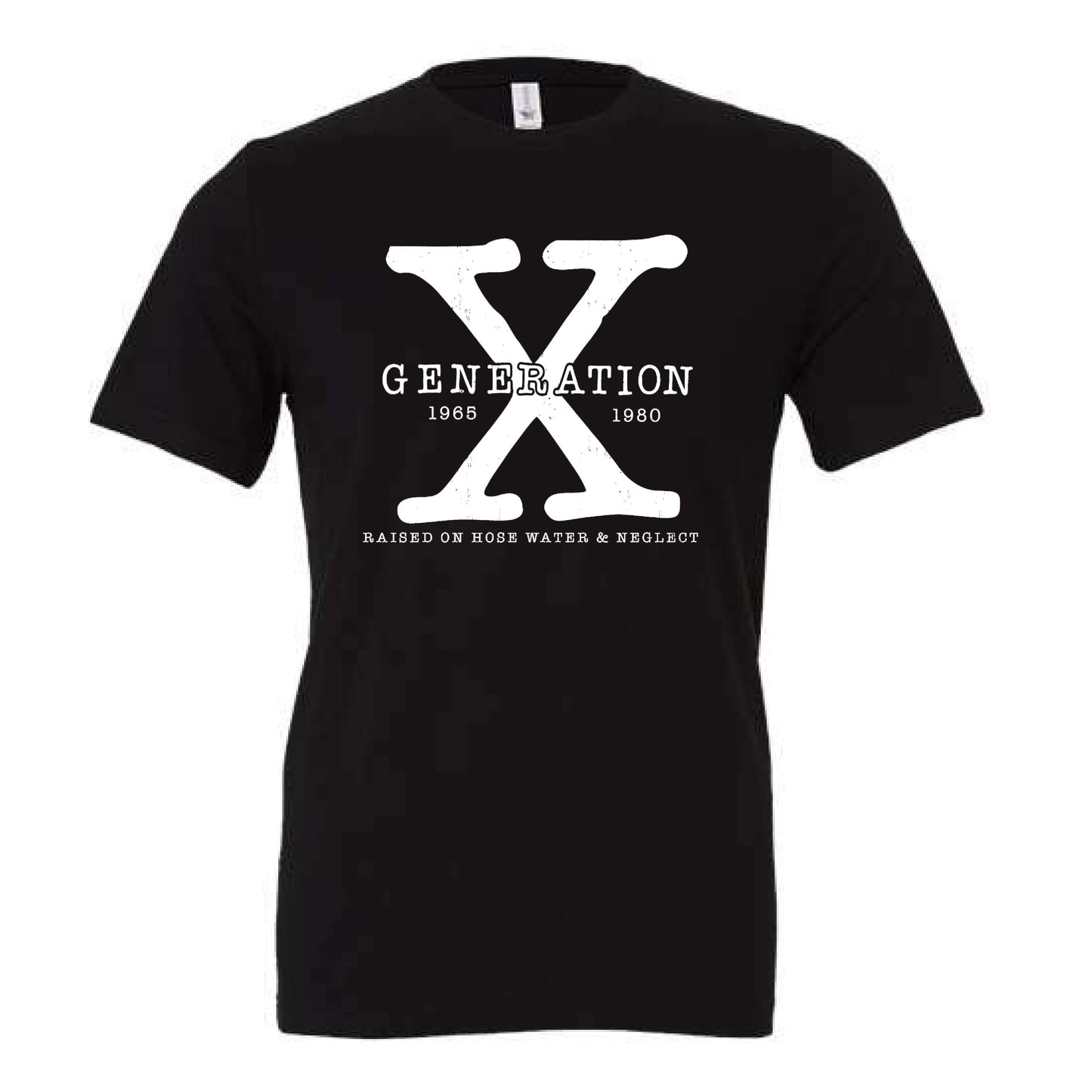 Generation X white lettering