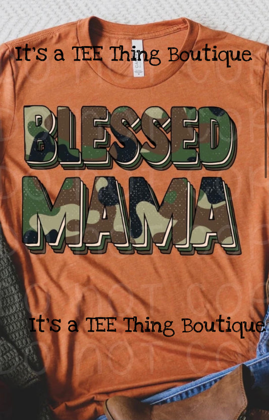 Camo blessed Mama