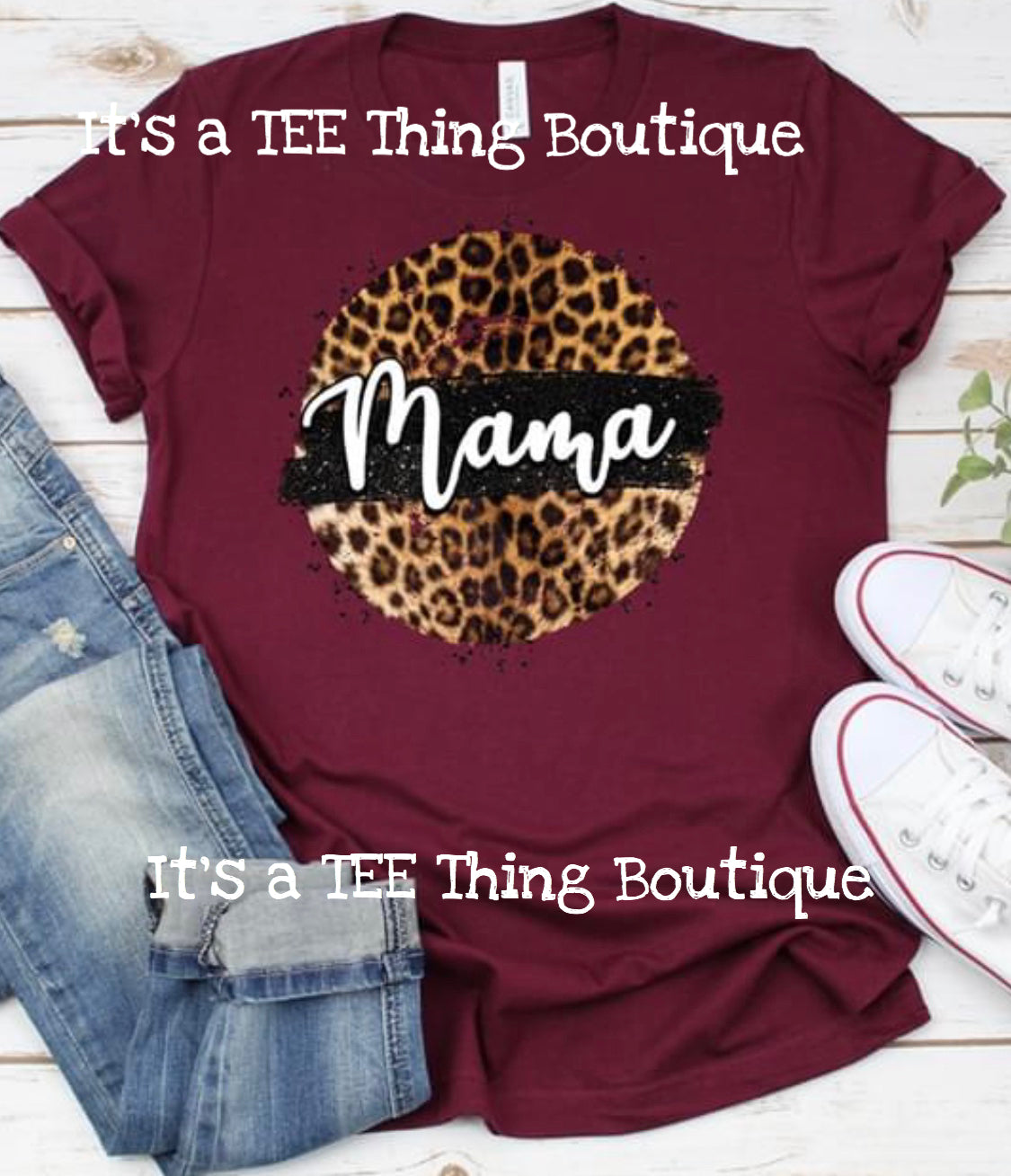 Mama leopard design